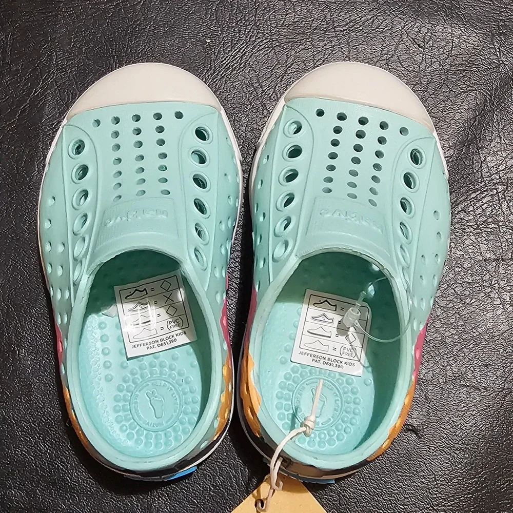 NWT Native Hydrangea Coastal Blue Regatta Mountain‎ Jefferson Block Shoes C4